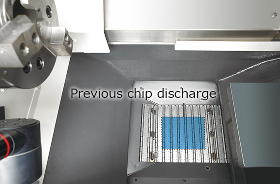 Outstanding chip discharge