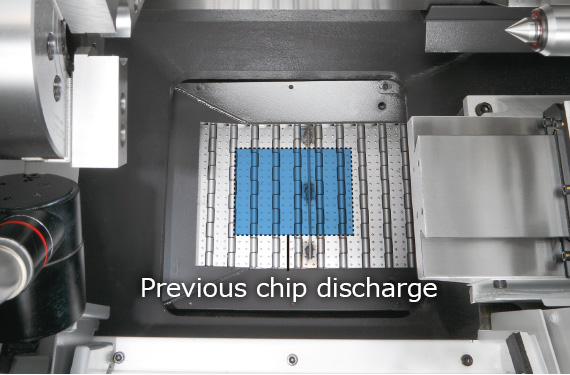 Outstanding chip discharge