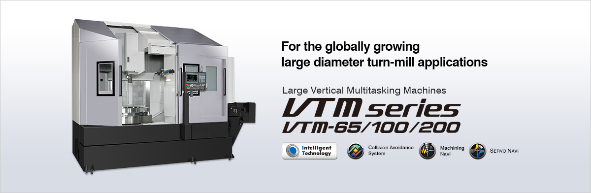 For the globally growing large diameter turn-mill applications