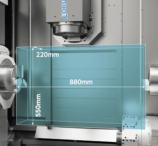 Y轴全程实现强力切削