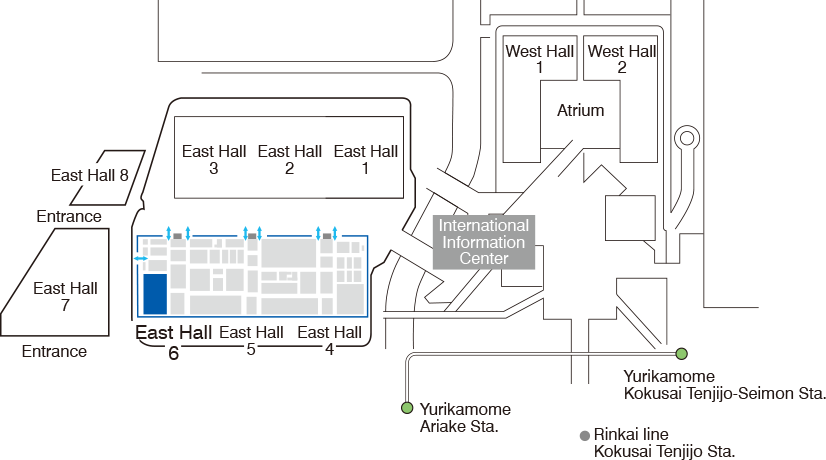 Site Map of JIMTOF 2018