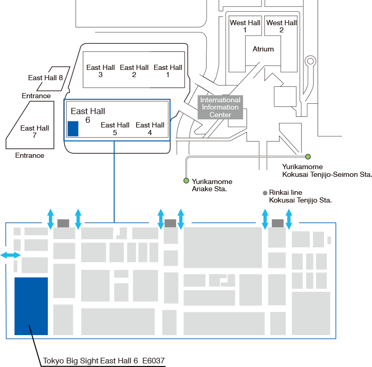 Site Map of JIMTOF 2018