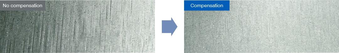 Comparison of machined surface quality