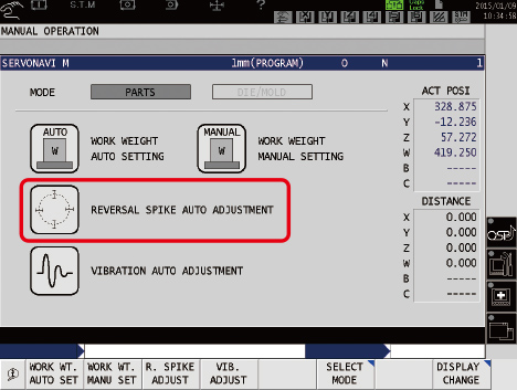 Settings and motions