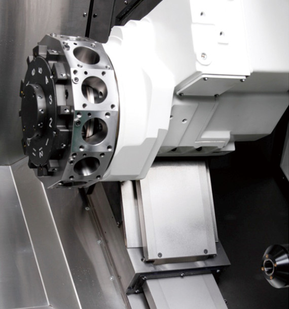 Complete multitasking with Y-axis functions One chuck machining even with irregularly shaped workpieces
