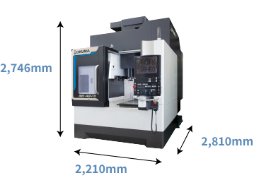 Vertical machining center