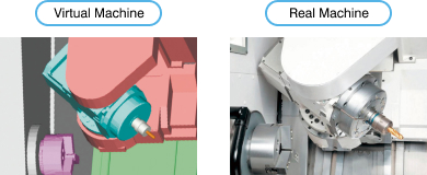 Realistic simulation of workpiece cutting