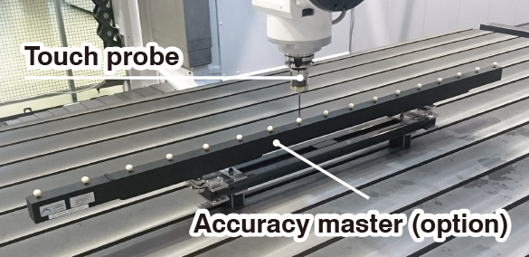 Touch probe, Accuracy master (option)