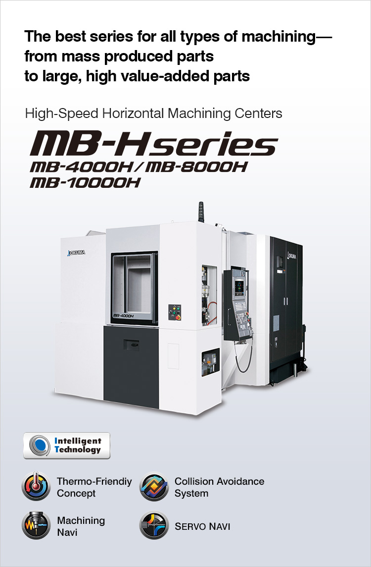 Horizontal Machining Centers SPACE CENTER MB-H series | PRODUCTS