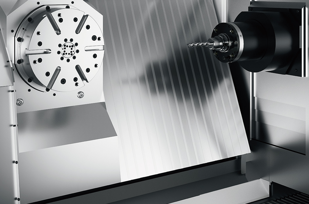 Innovative machine structure to prevent chip accumulation in the machine