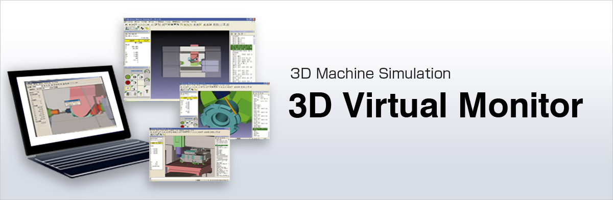 3D Machine Simulation ADMAC-Parts / 3D Virtual Monitor