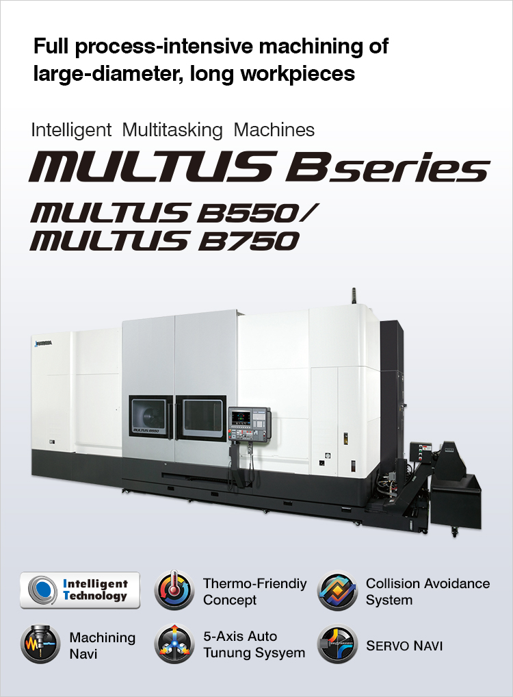 Intelligent Multitasking Machines MULTUS B series | PRODUCTS