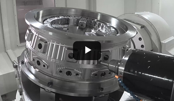 Machining an engine case with a high-torque spindle