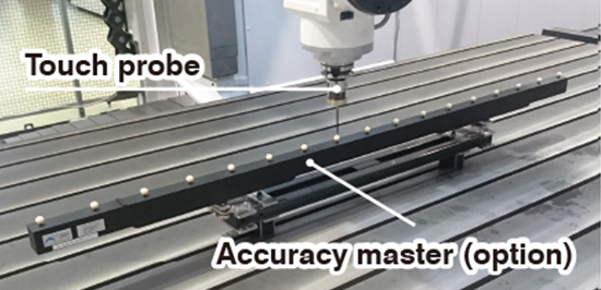 Calibration of machine accuracy with 3D calibration