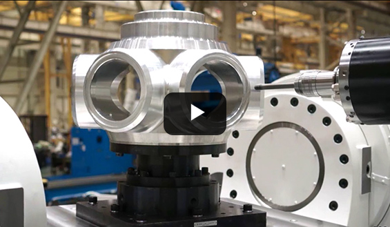 5-axis machining of a propeller hub