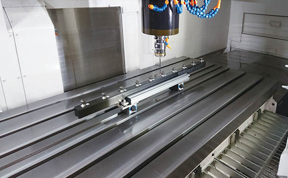 High measurement and machining accuracy is maintained