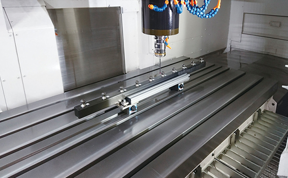 High measurement and machining accuracy is maintained