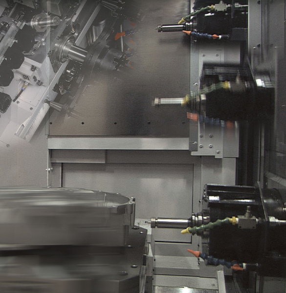 High-speed machining and operation reduces non-cutting time of machine