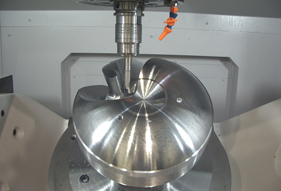 Highly accurate 5-axis machining