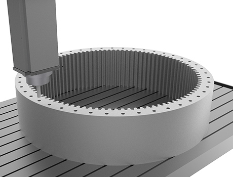 Top surface hole drilling using MCR-BⅤ