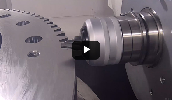 Gear cutting with a formed end mill