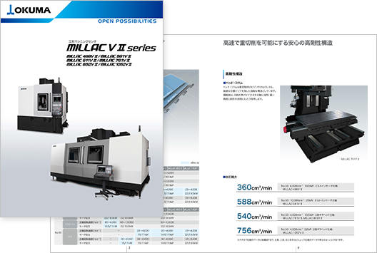 MILLAC 1052V Ⅱ カタログ