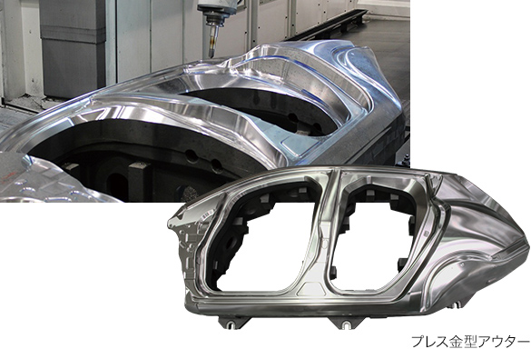 プレス金型アウター