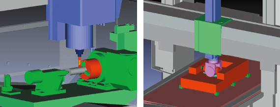 NC円テーブル、主軸ヘッド（アタッチメント）への対応【マシニングセンタ】