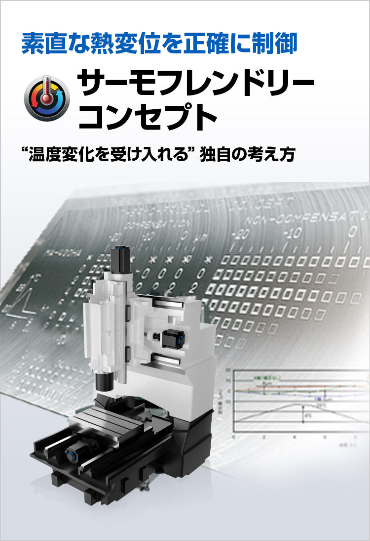 サーモフレンドリーコンセプト｜オークマの技術 知能化技術｜オークマ