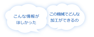 こんな情報がほしかった　この機械でどんな加工ができるの