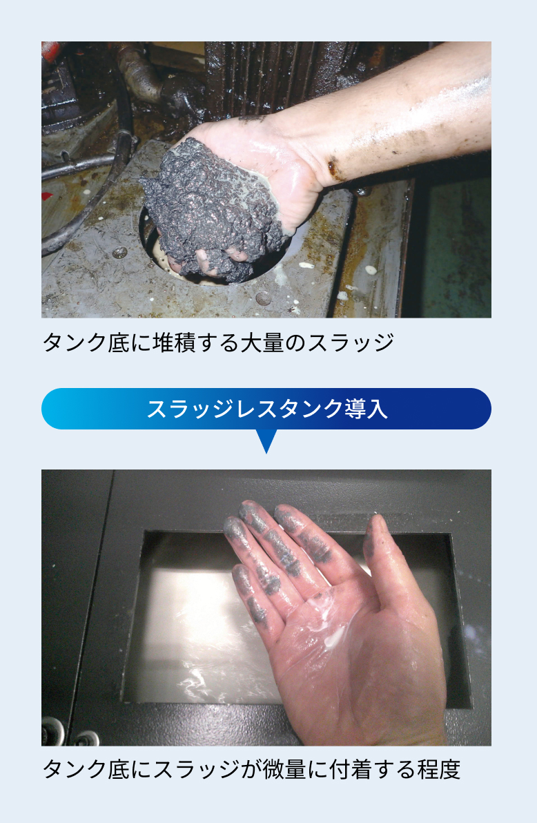 スラッジレスタンク導入